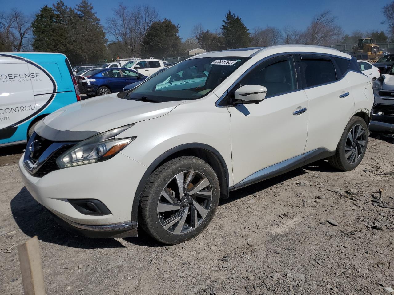 2016 Nissan Murano S de vânzare în Madisonville, TN - Rear End