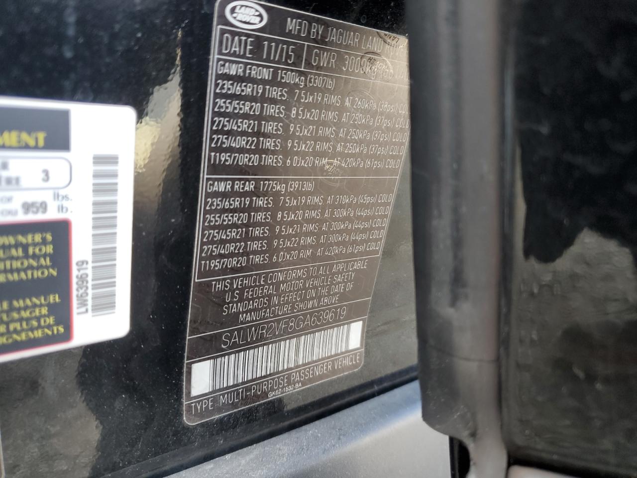 2016 Land Rover Range Rover - Image 14