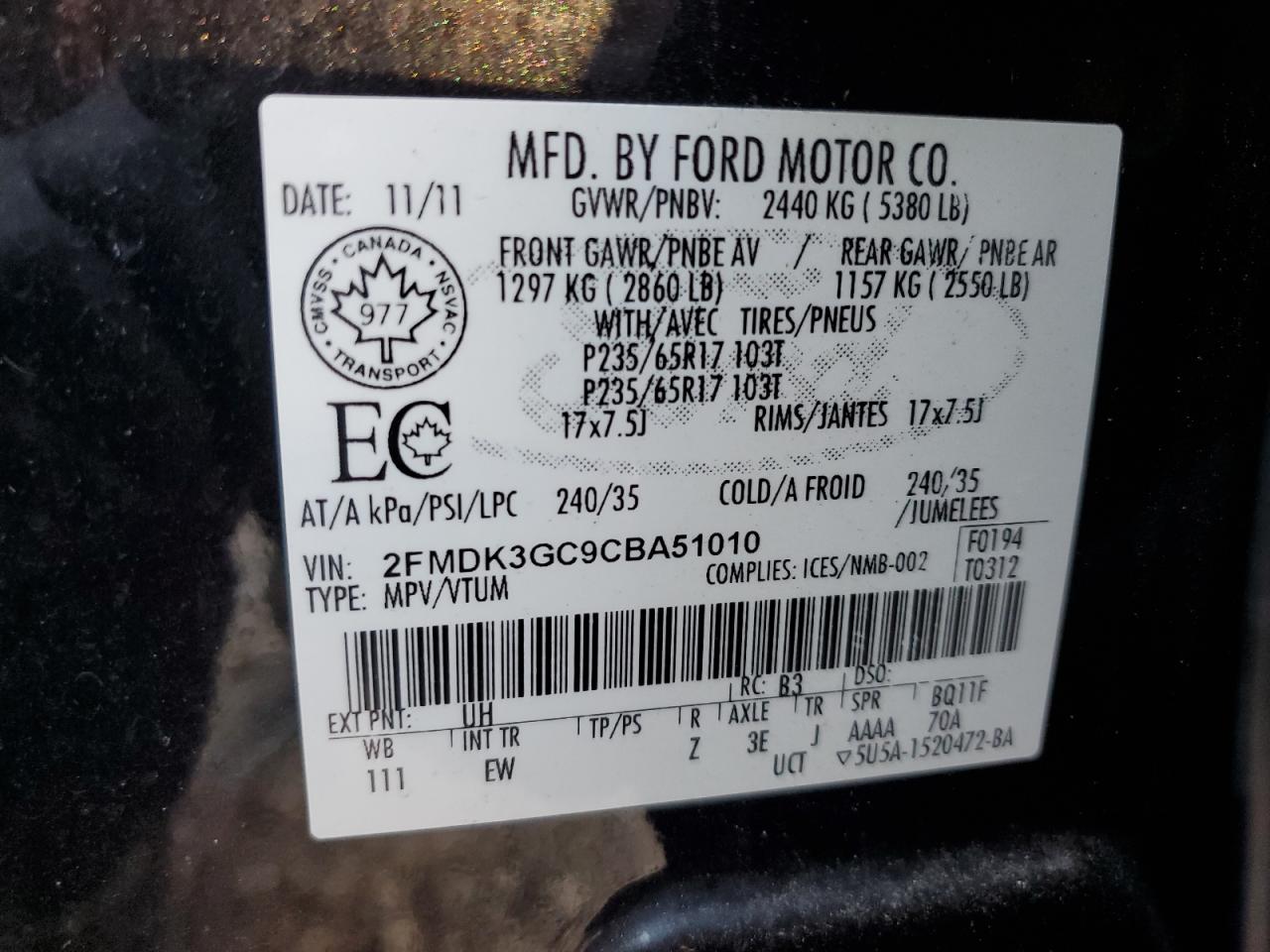 2012 Ford Edge - Image 15