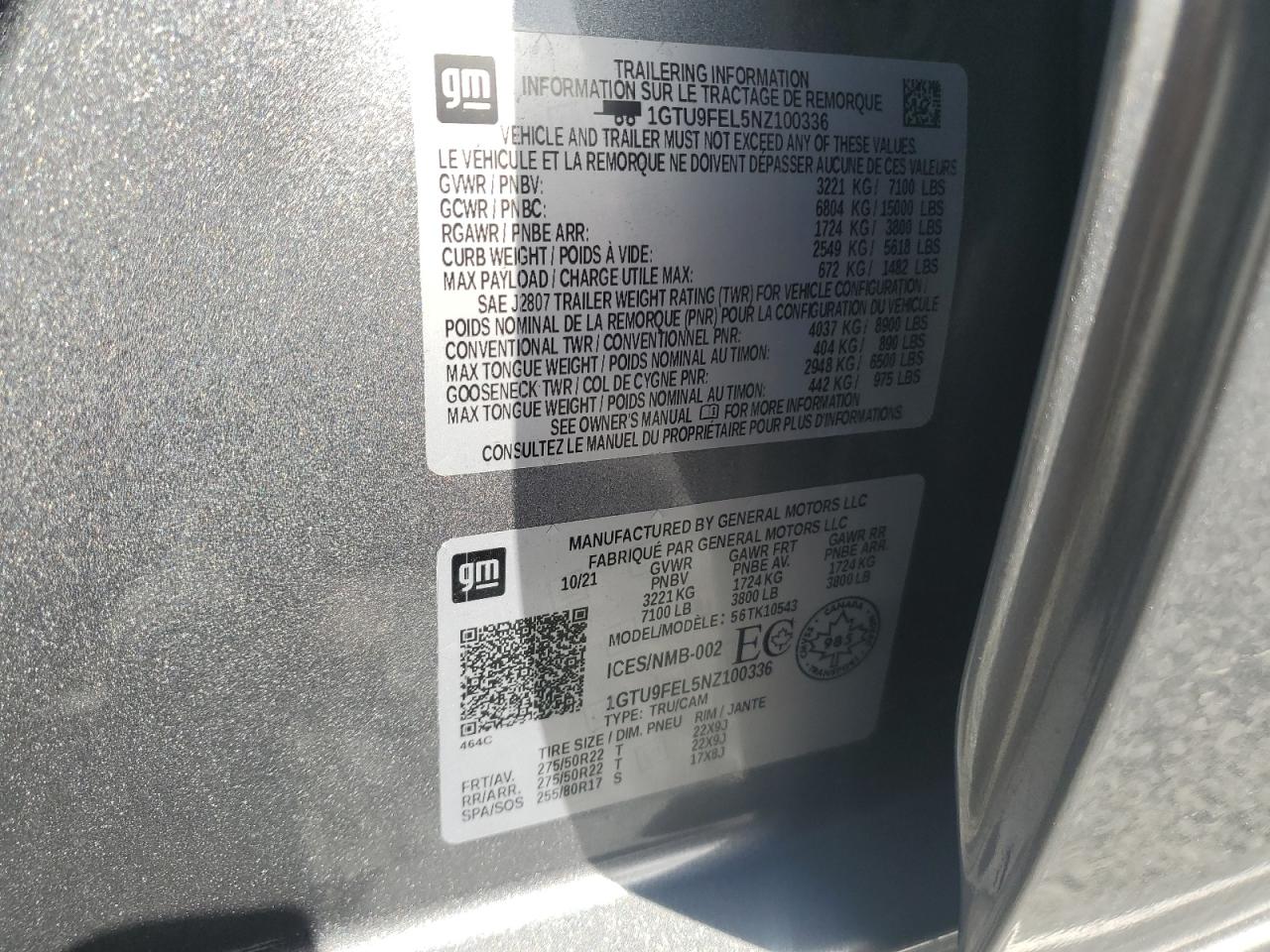 2022 GMC Sierra - Image 12