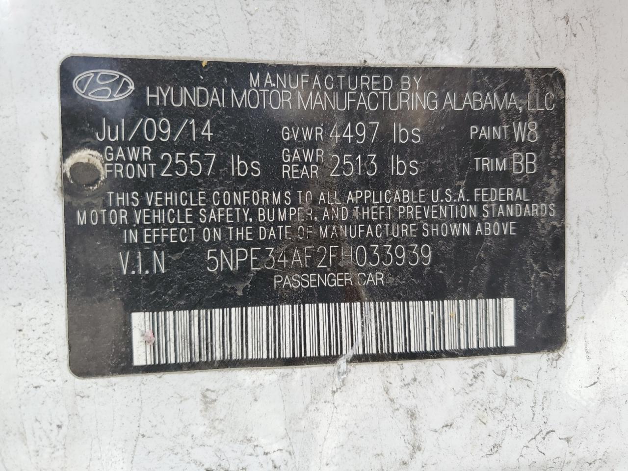 2015 Hyundai Sonata - Image 12