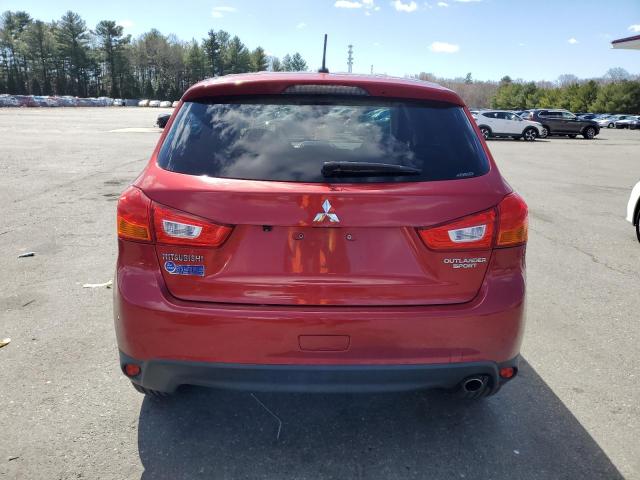  MITSUBISHI OUTLANDER 2015 Czerwony