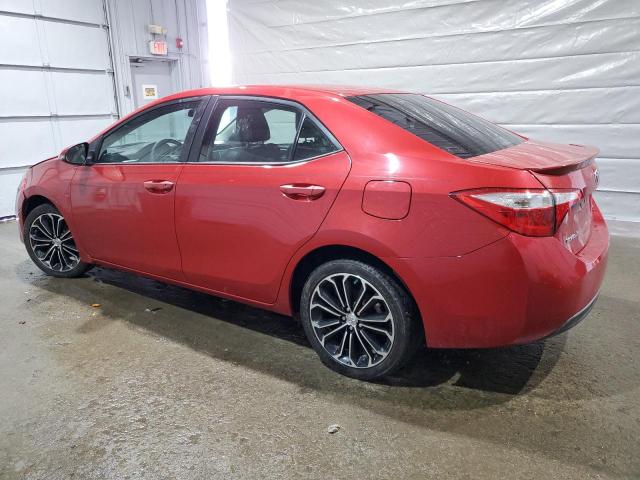 TOYOTA COROLLA 2016 Red