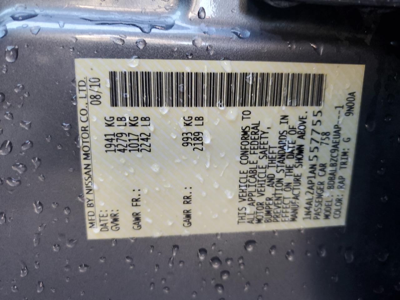 2010 Nissan Altima - Image 12
