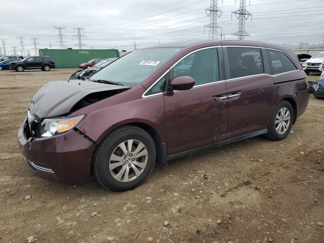 2014 Honda Odyssey Exl for Sale in Elgin, IL - Rear End