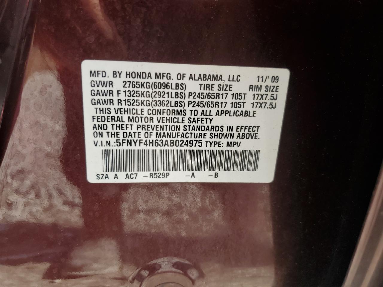 2010 Honda Pilot - Image 13