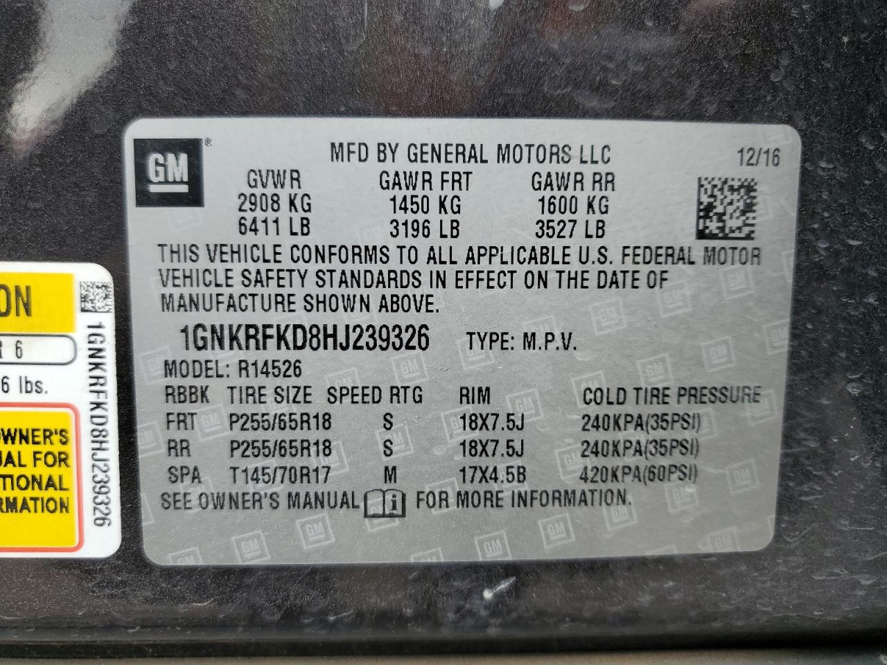 2017 Chevrolet Traverse - Image 13