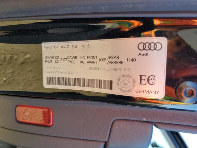 2017 AUDI A4 PREMIUM