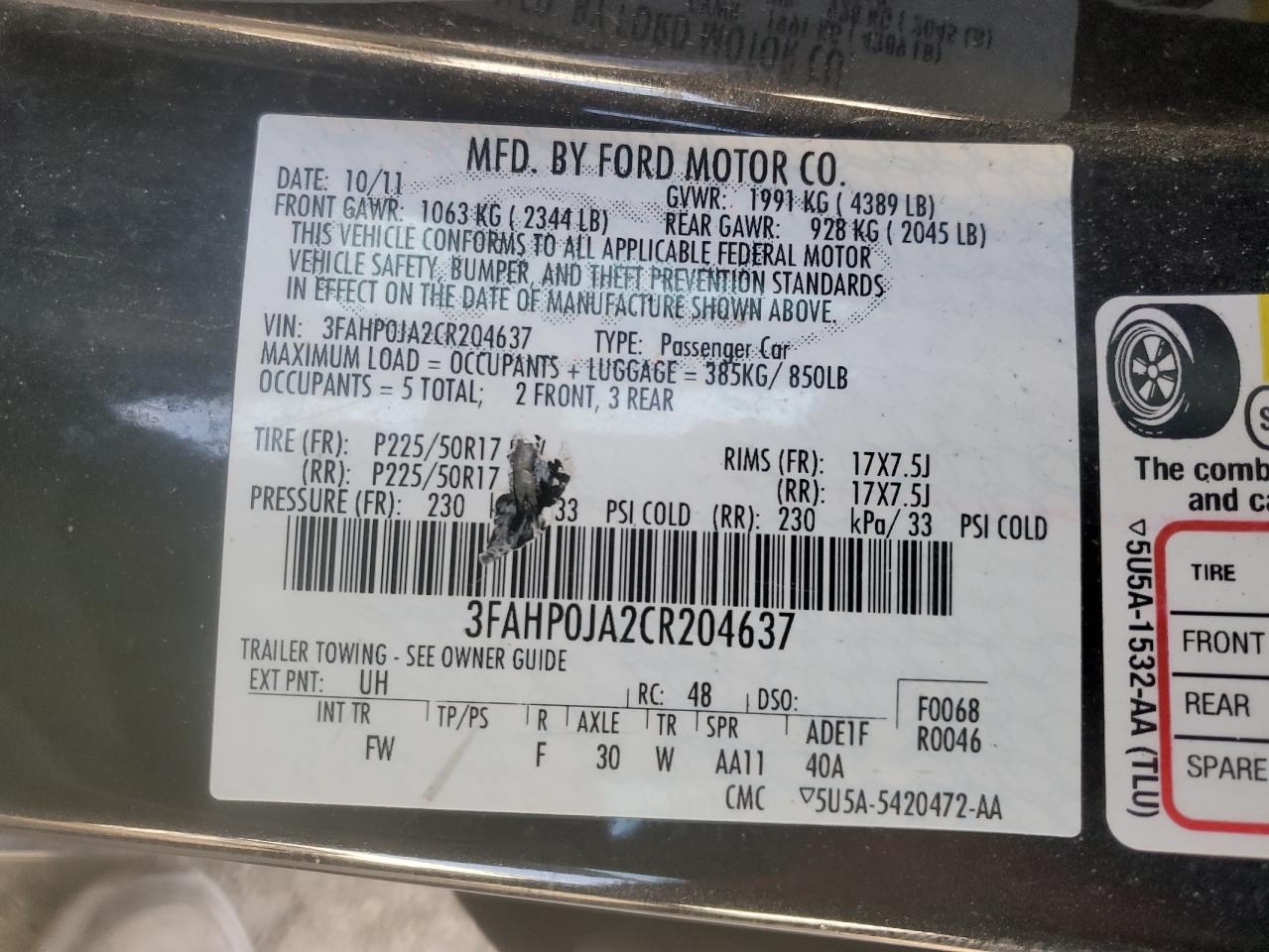 2012 Ford Fusion - Image 12