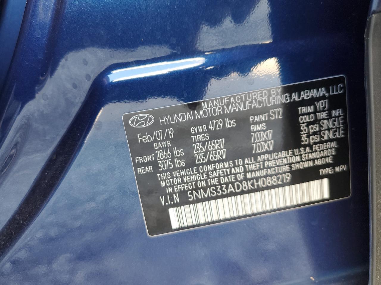 2019 Hyundai Santa Fe - Image 15