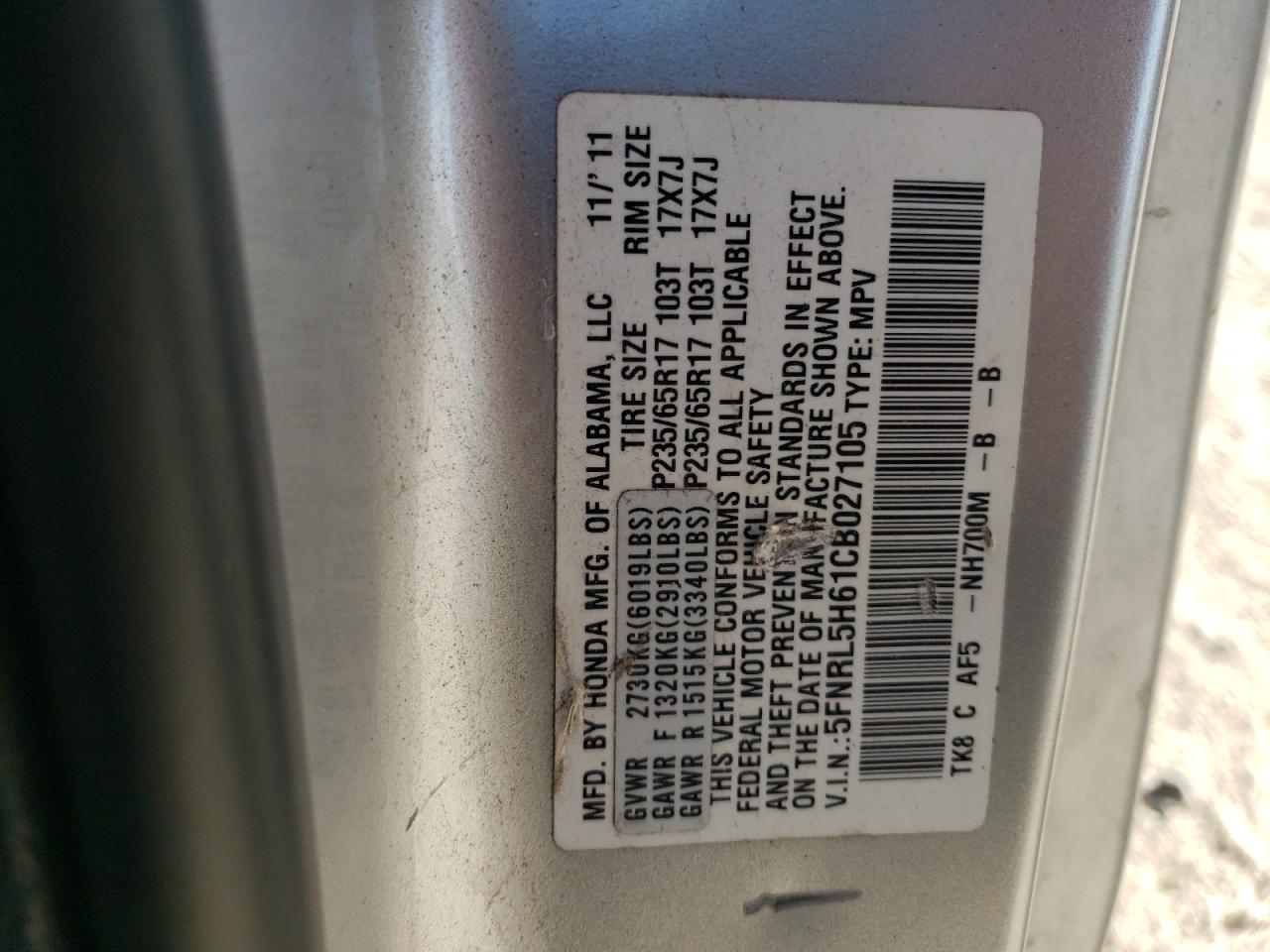 2012 Honda Odyssey - Image 14