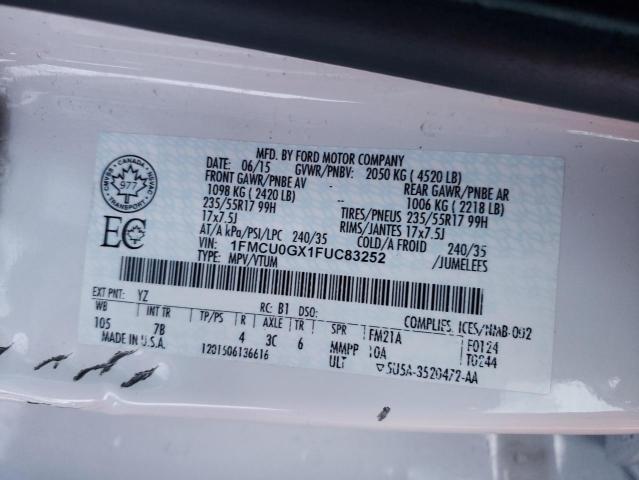 2015 FORD ESCAPE SE  