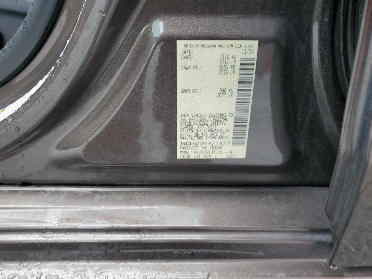 2015 Nissan Altima - Image 15