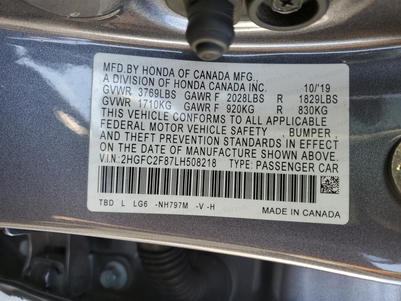 2020 Honda Civic - Image 12