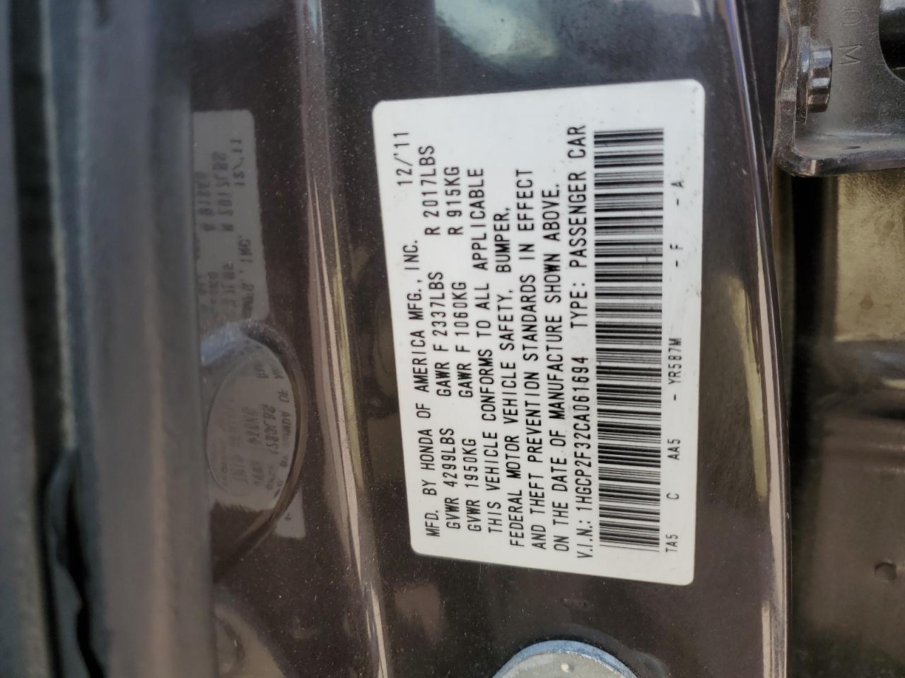 2012 Honda Accord - Image 12