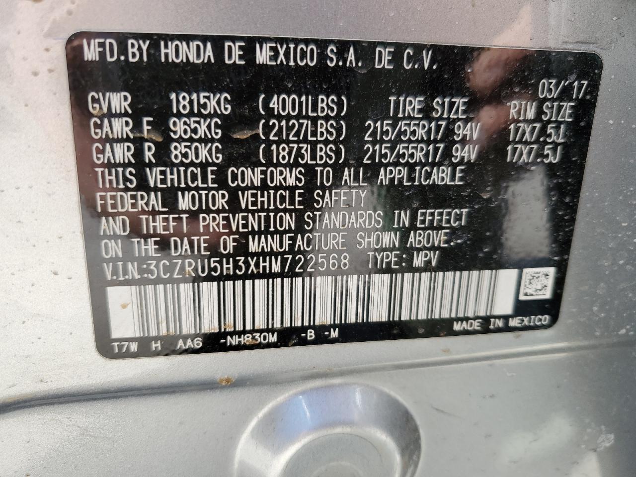 2017 Honda HR-V - Image 14