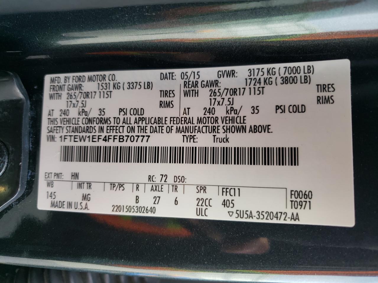2015 Ford F-150 - Image 14