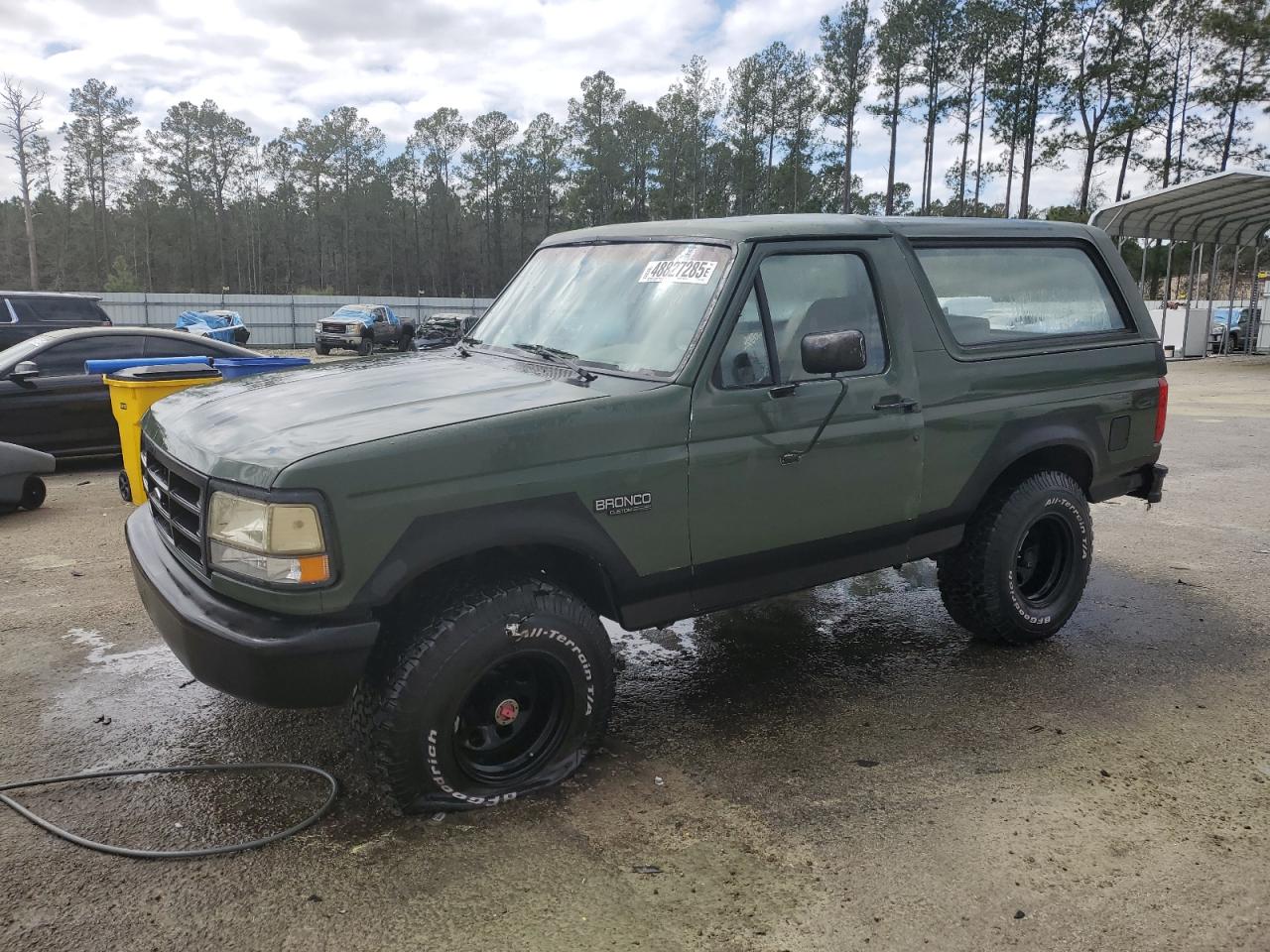 1992 Ford Bronco U100 zu verkaufen in Harleyville, SC - Water/Flood