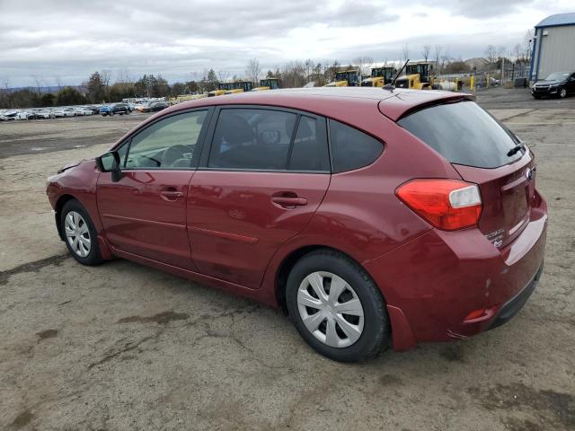 Кроссоверы SUBARU IMPREZA 2015 Бордовый