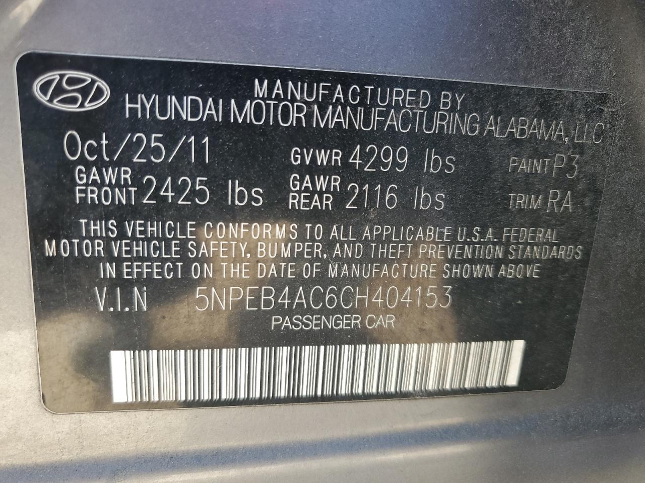 2012 Hyundai Sonata - Image 14