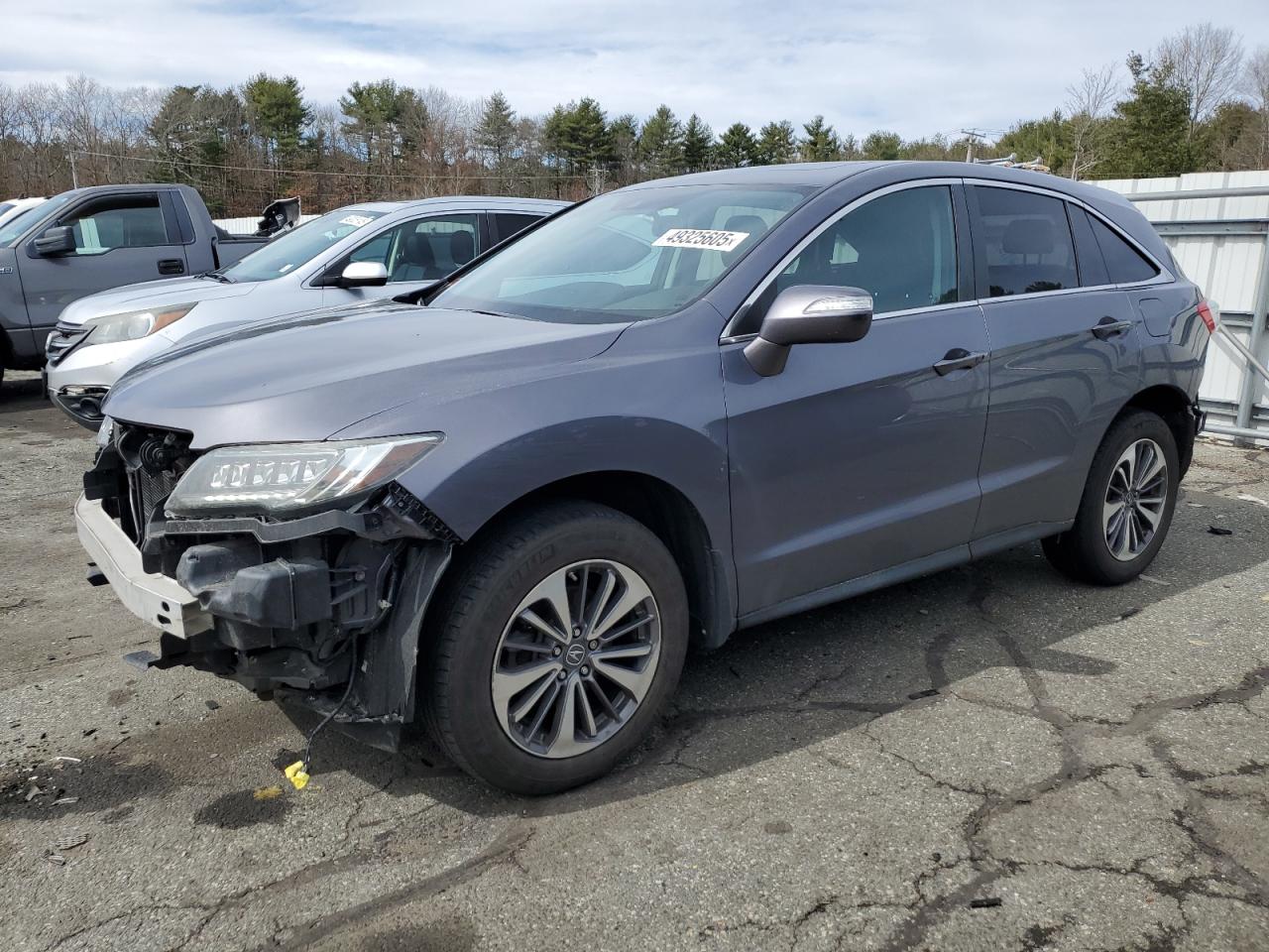 2017 Acura Rdx Advance للبيع في Exeter، RI - Rear End
