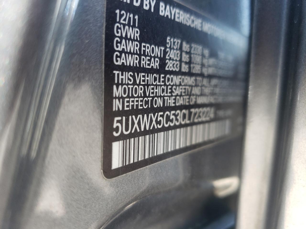 2012 BMW X3 - Image 16