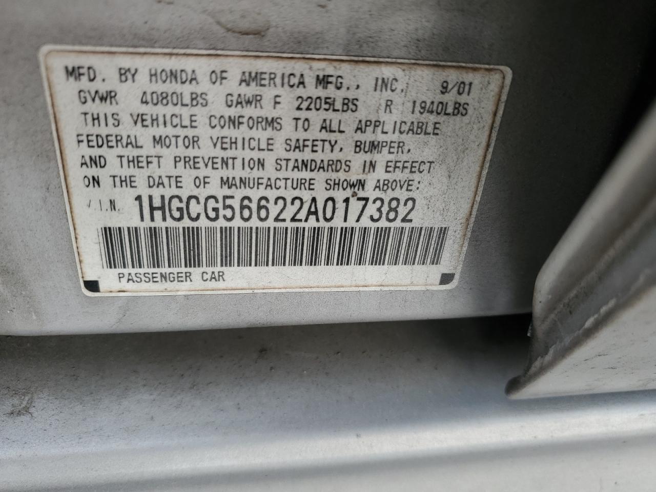 2002 Honda Accord - Image 14