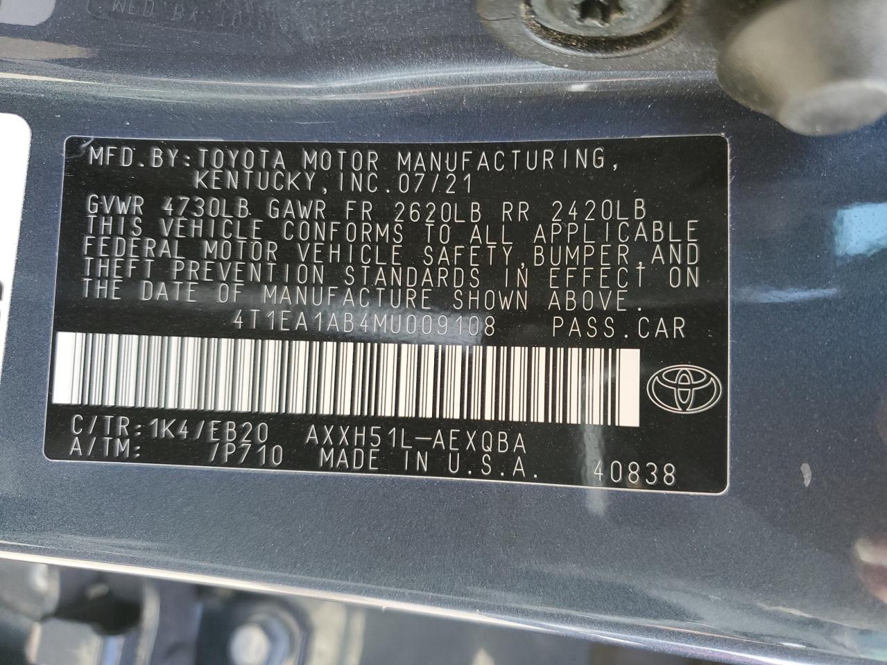 2021 Toyota Avalon - Image 12