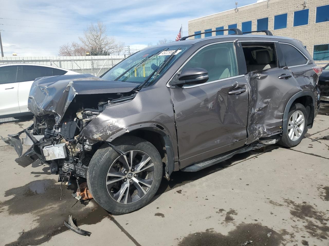 2016 Toyota Highlander Xle de vânzare în Littleton, CO - Side
