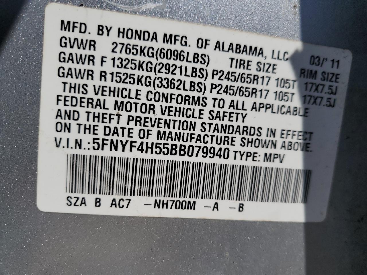 2011 Honda Pilot - Image 12