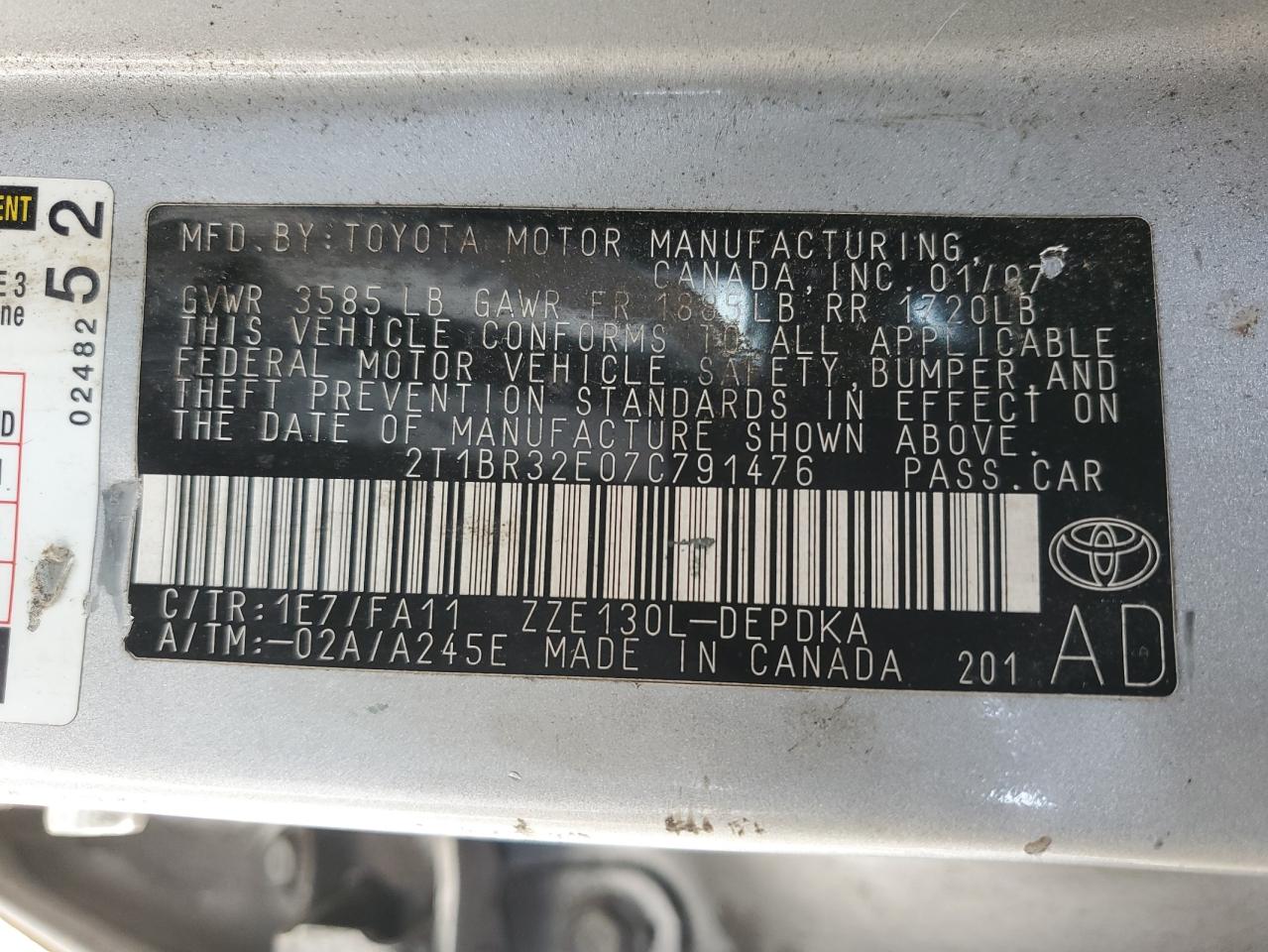 2007 Toyota Corolla - Image 12