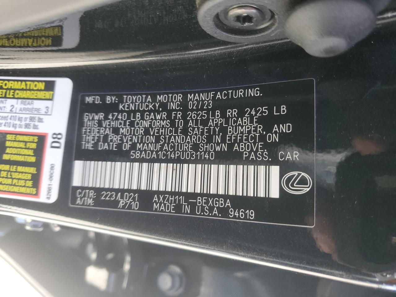 2023 Lexus ES - Image 13