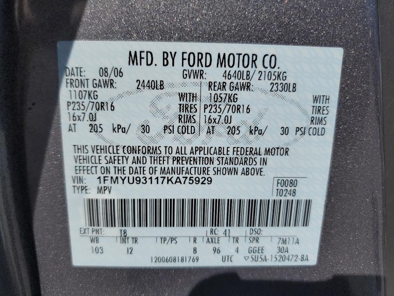 2007 Ford Escape - Image 15