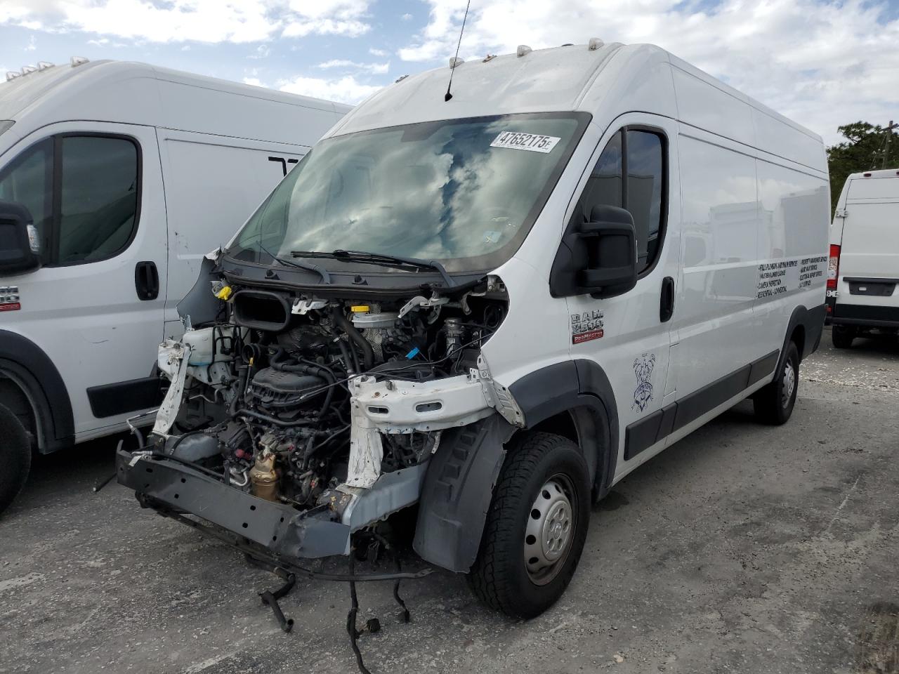 2021 Ram Promaster 3500 3500 High de vânzare în Jacksonville, FL - Front End