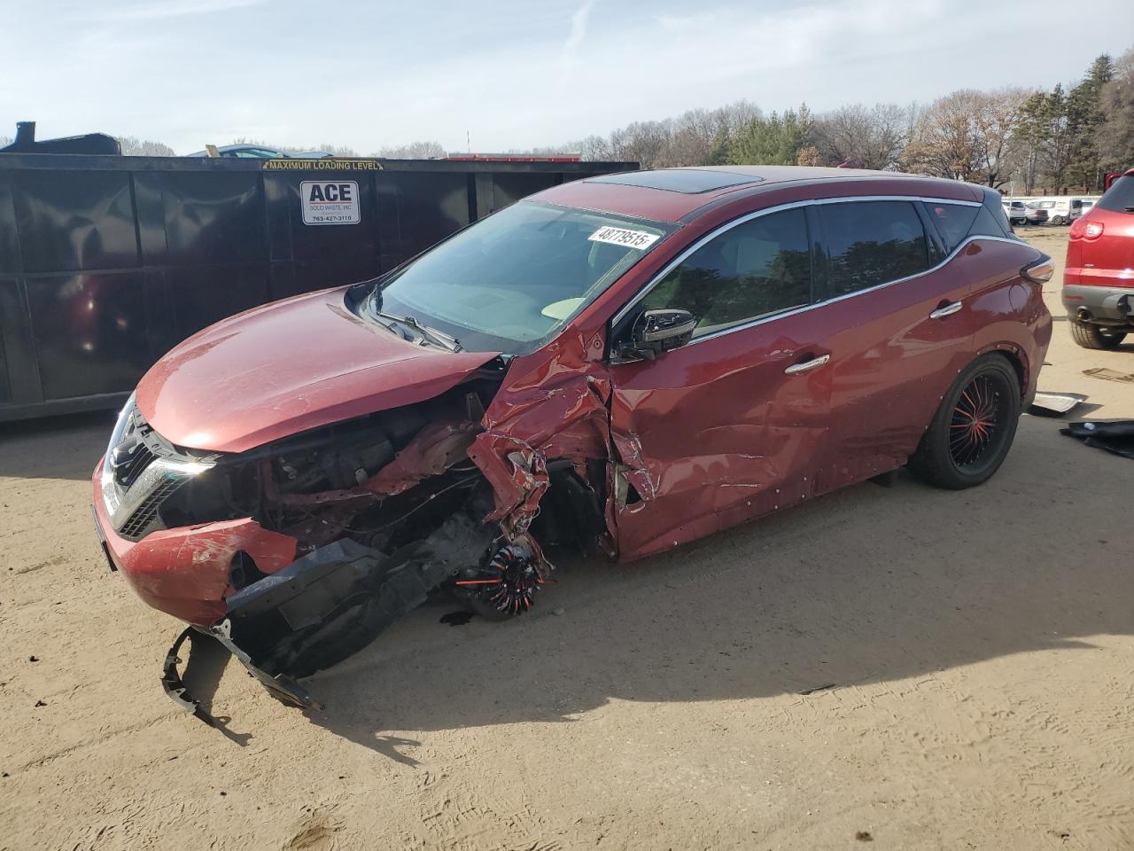 2016 Nissan Murano S en Venta en Ham Lake, MN - Front End