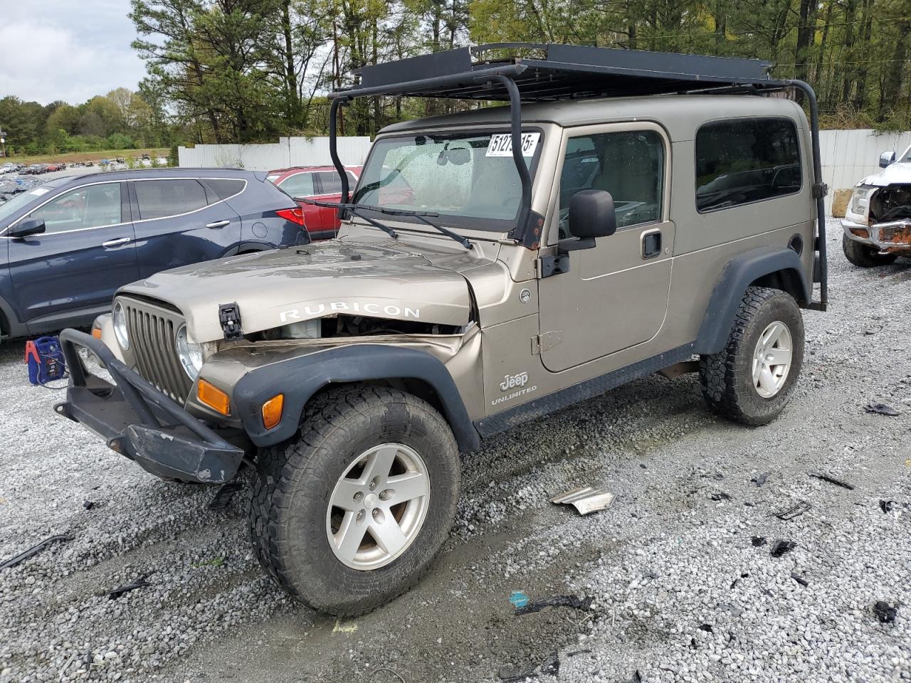 2006 Jeep Wrangler / Tj Unlimited Rubicon de vânzare în Fairburn, GA - Front End