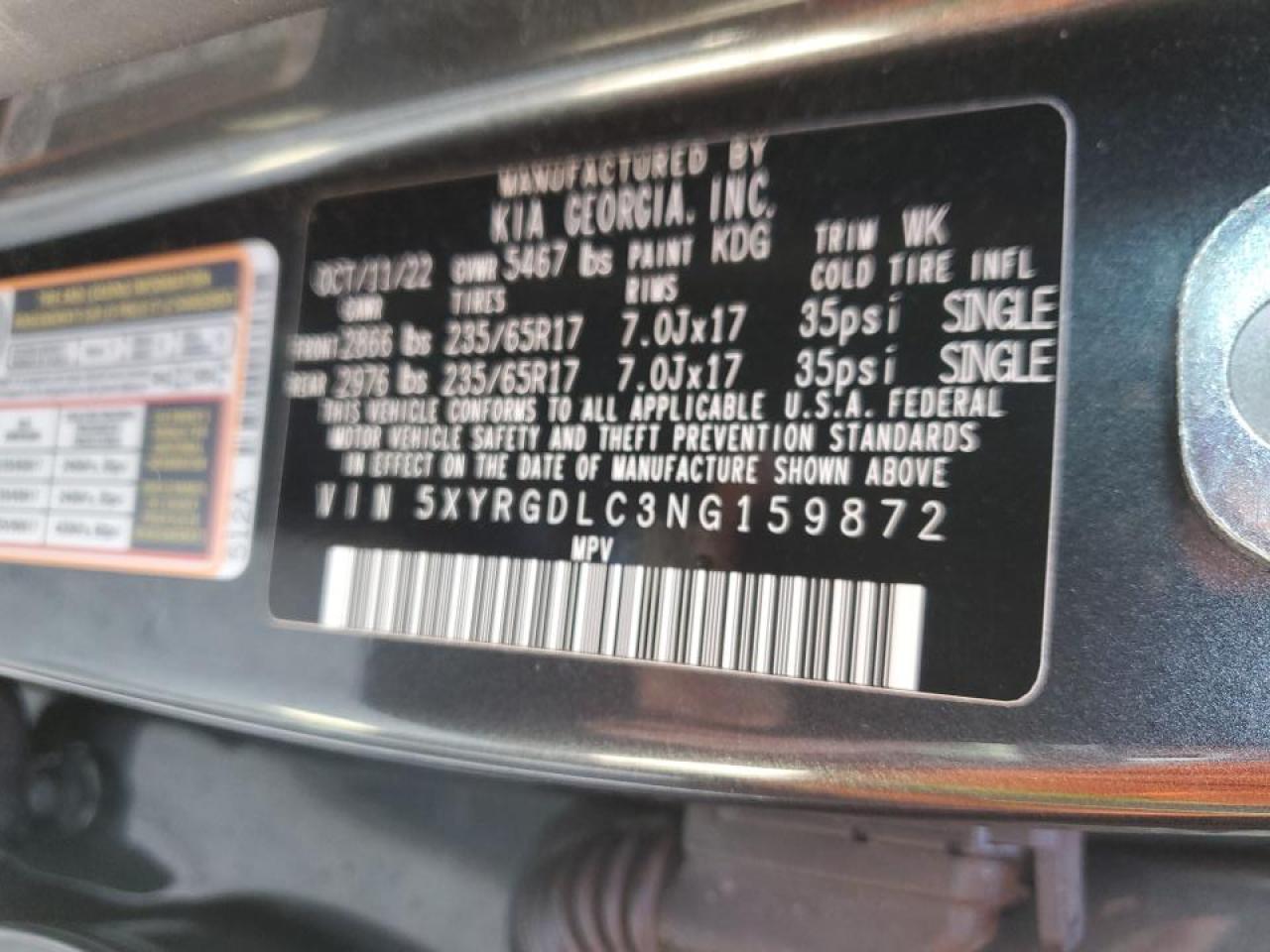 2022 Kia Sorento - Image 14