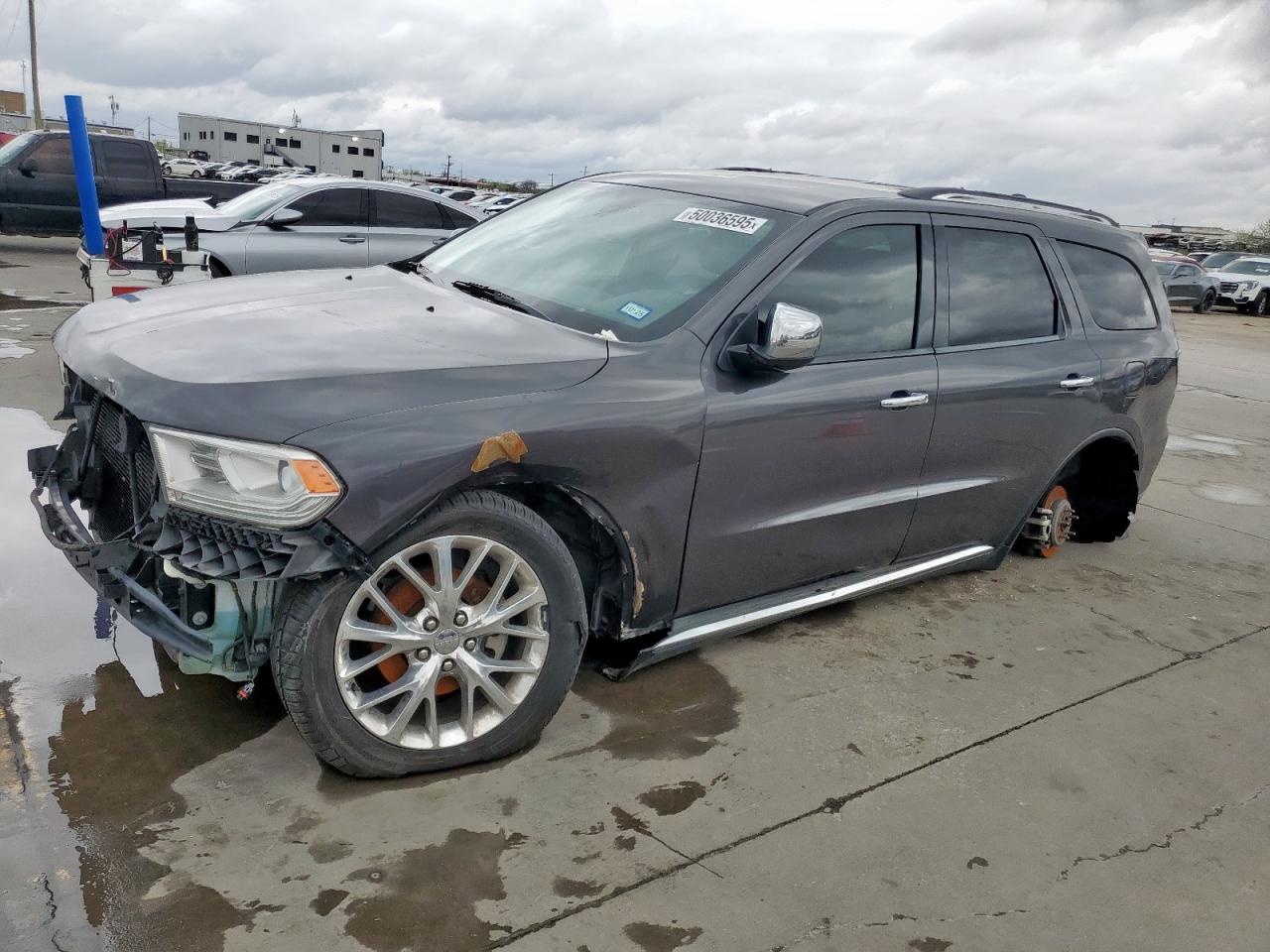 2016 Dodge Durango Sxt იყიდება Grand Prairie-ში, TX - Front End