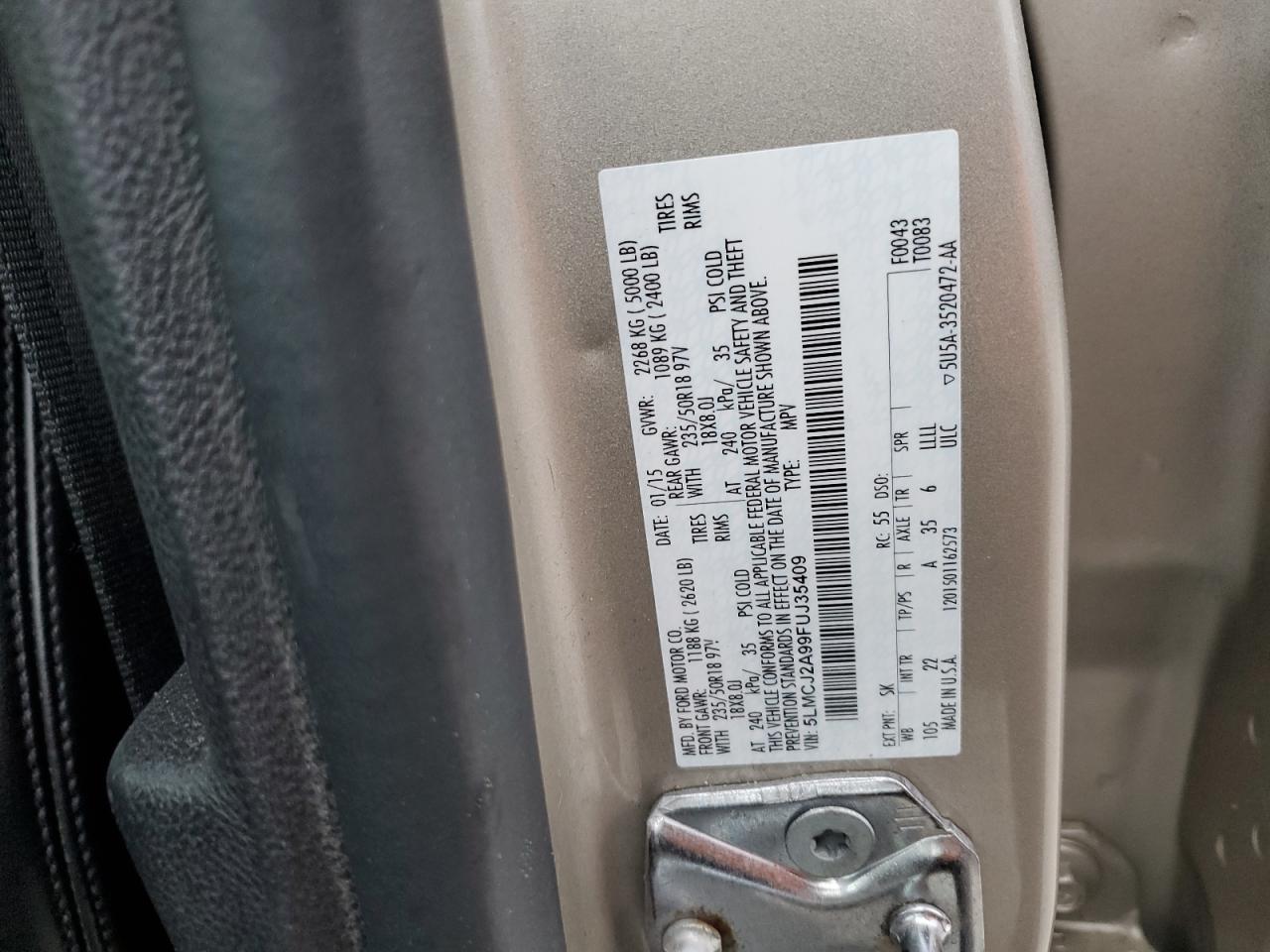 2015 Lincoln MKZ - Image 12