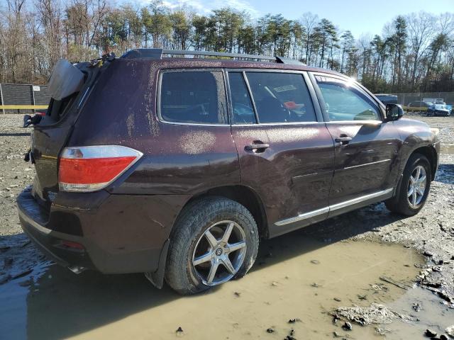 Паркетники TOYOTA HIGHLANDER 2012 Бордовий