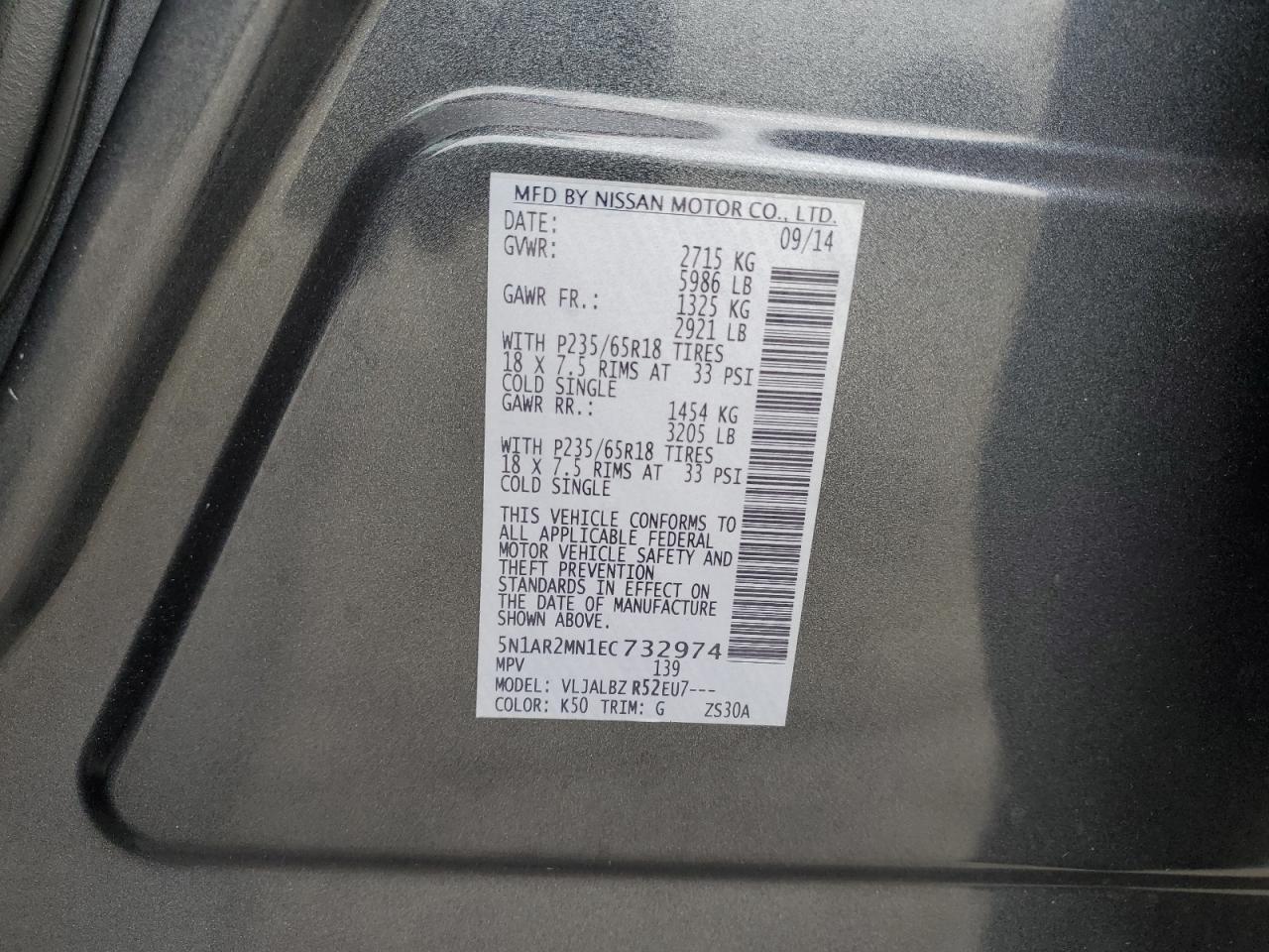 2014 Nissan Pathfinder - Image 15