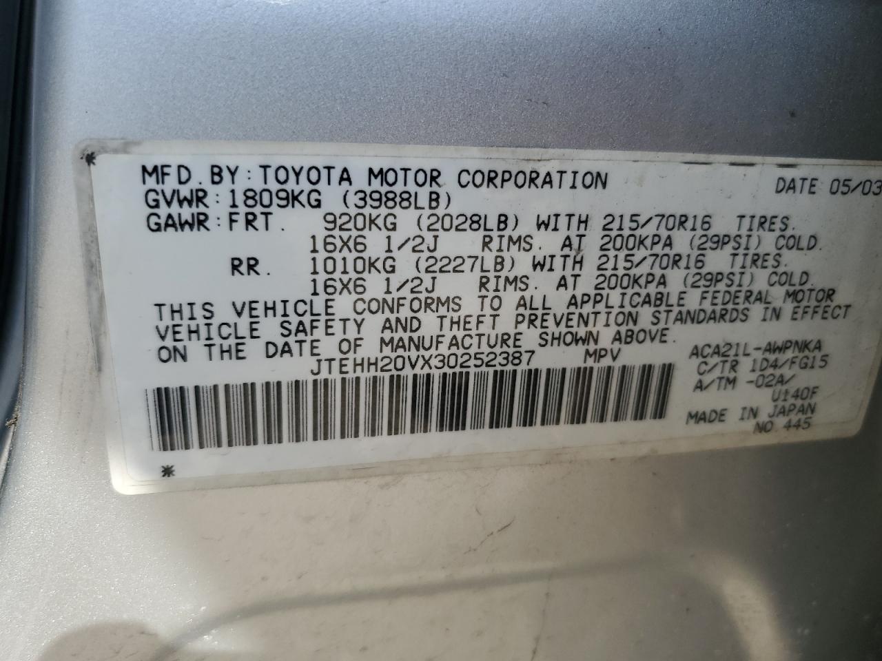 2003 Toyota RAV 4 - Image 13