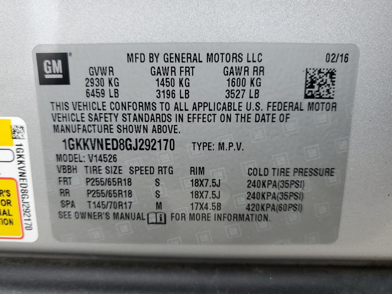 2016 GMC Acadia - Image 13