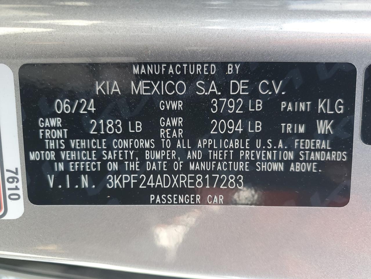 2024 Kia Forte - Image 12