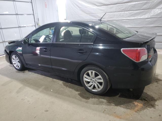 Sedans SUBARU IMPREZA 2016 Czarny
