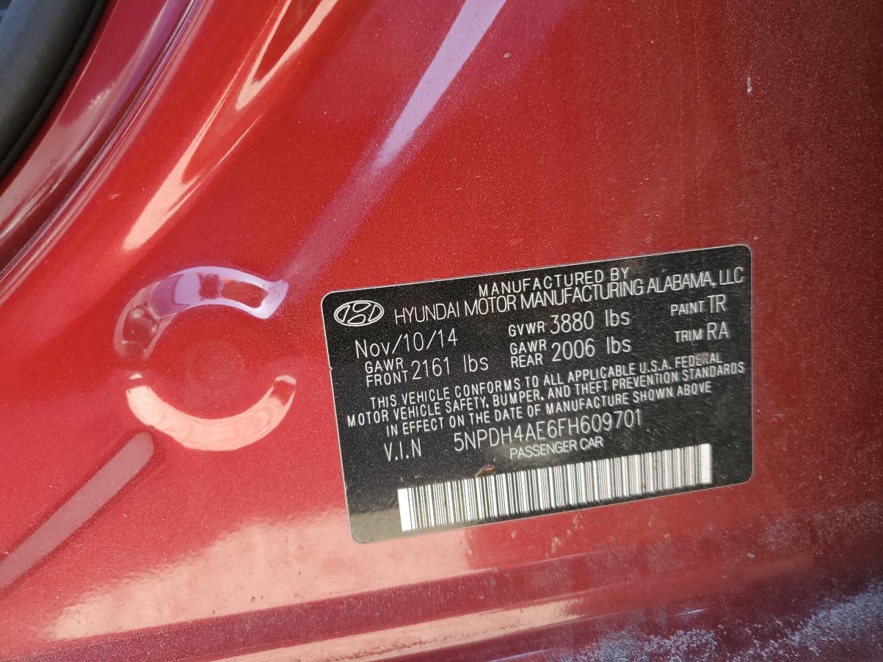 2015 Hyundai Elantra - Image 12