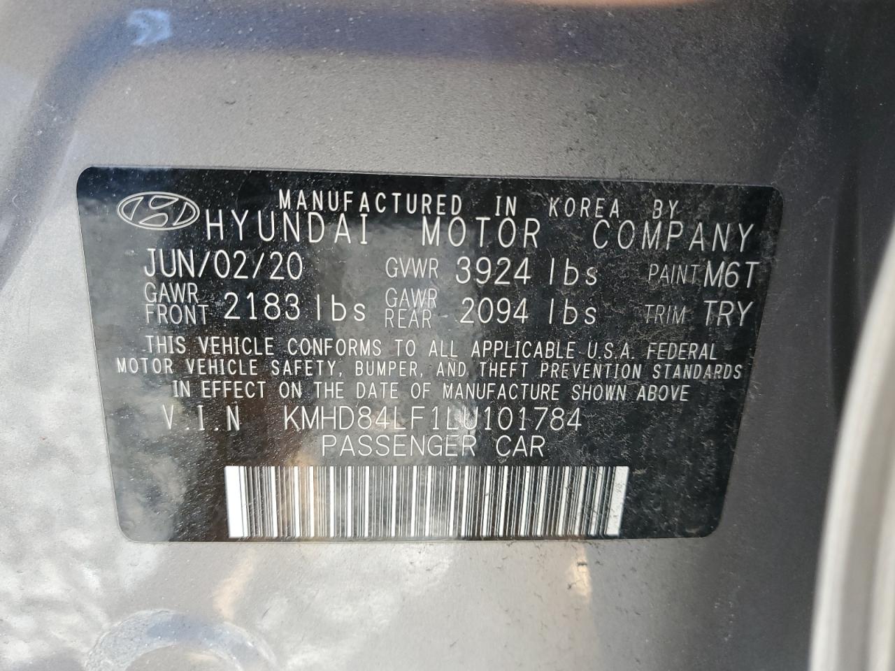 2020 Hyundai Elantra - Image 13