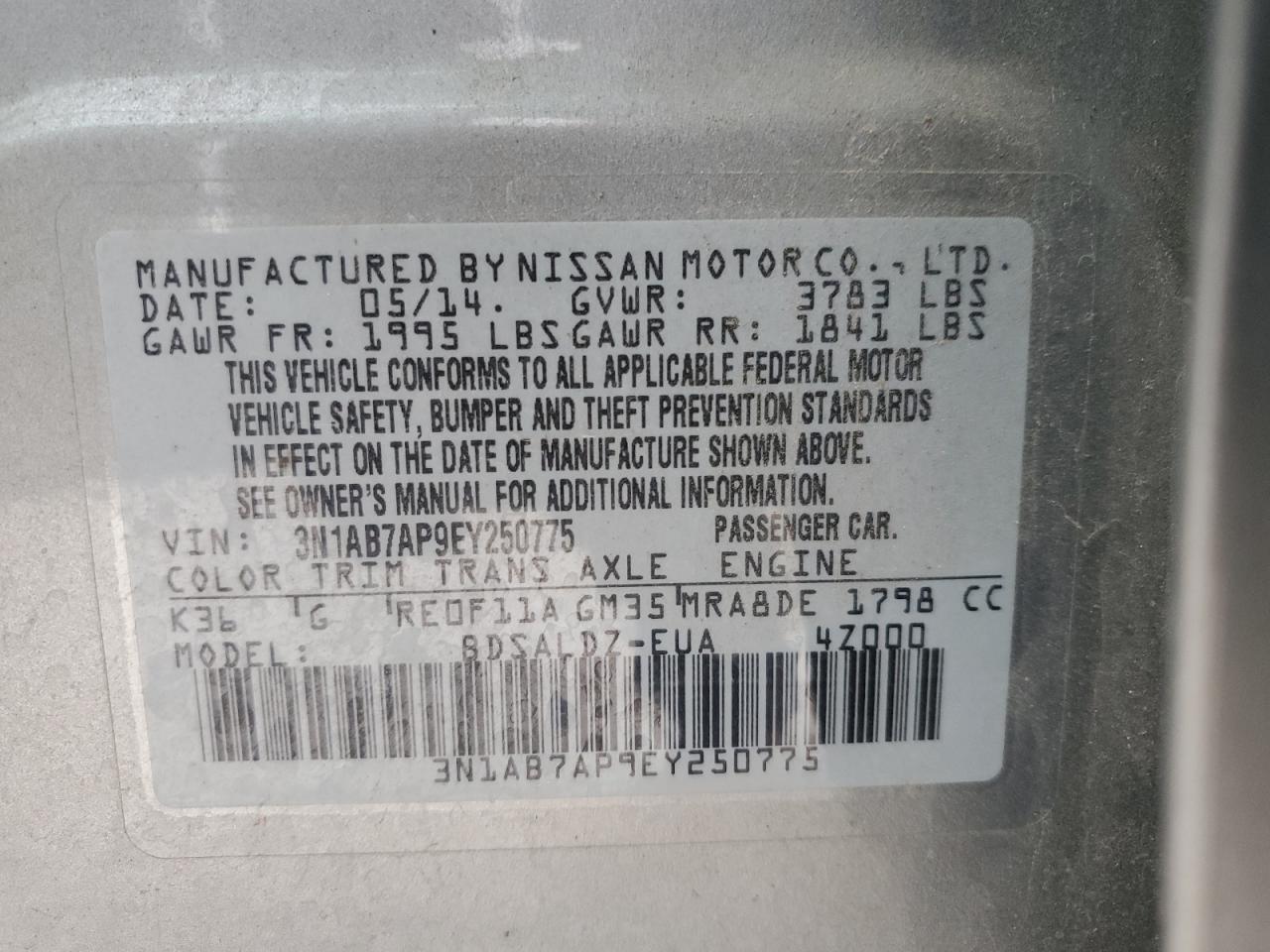 2014 Nissan Sentra - Image 14