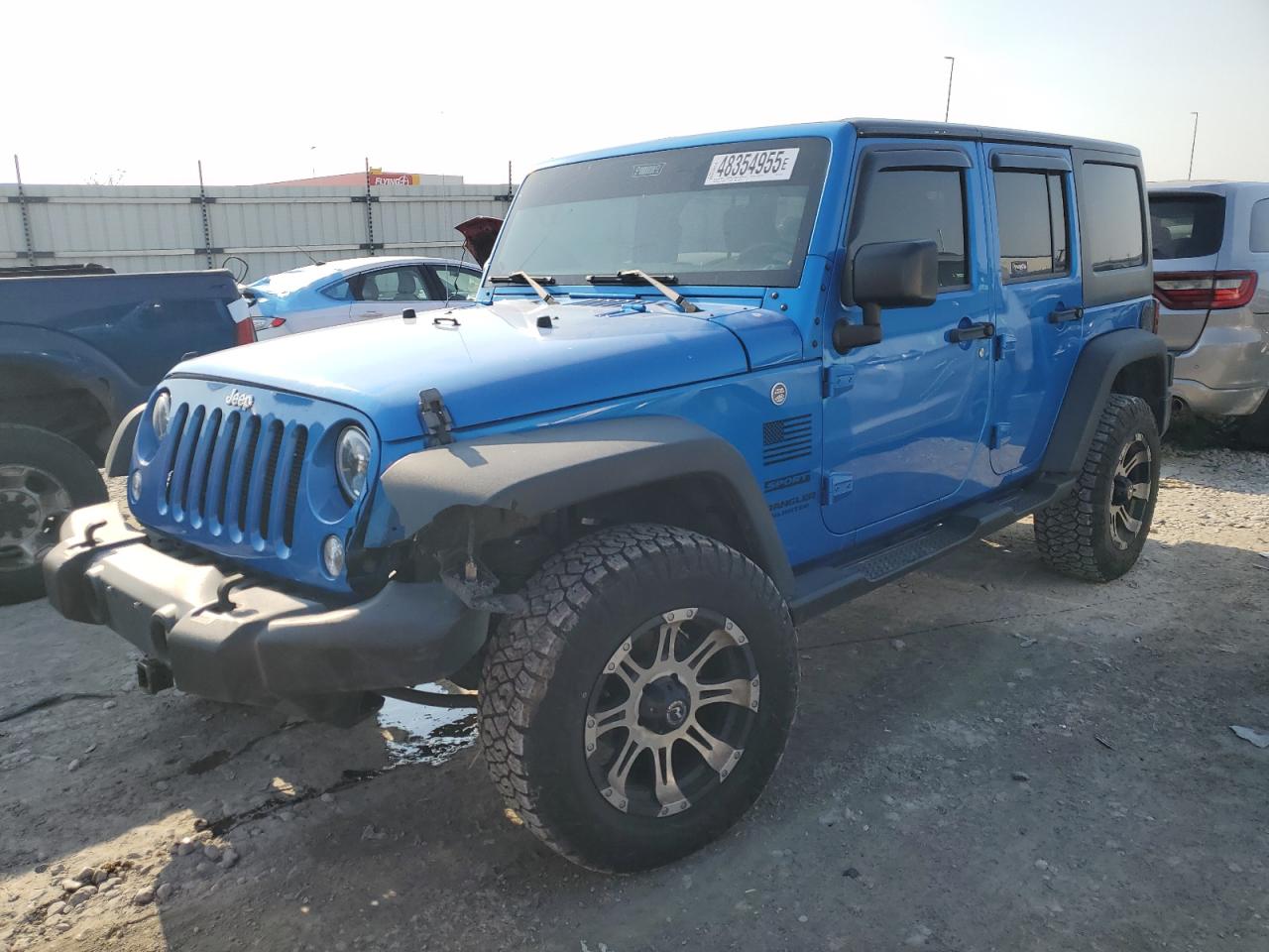 2016 Jeep Wrangler Unlimited Sport იყიდება Cahokia Heights-ში, IL - Front End
