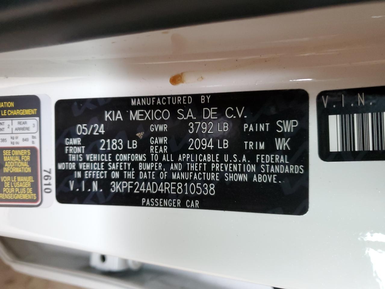 2024 Kia Forte - Image 12